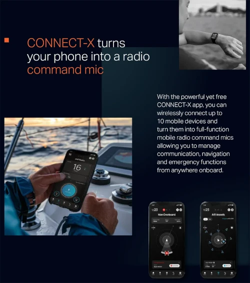 X100 and CONNECT-X Revolution: Your Entire Boat Becomes Your Radio Station