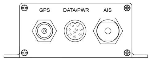 A051T transponder connector panel layout and pinout diagram