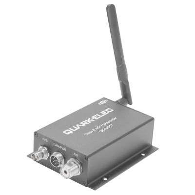 A051T AIS transponder showing power, NMEA, and USB connectors