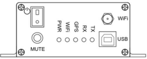 A051T transponder technical front layout